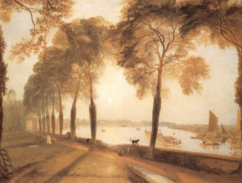 Morlake Terrace the seat of william moffatt esq summer-s Evening, J.M.W. Turner